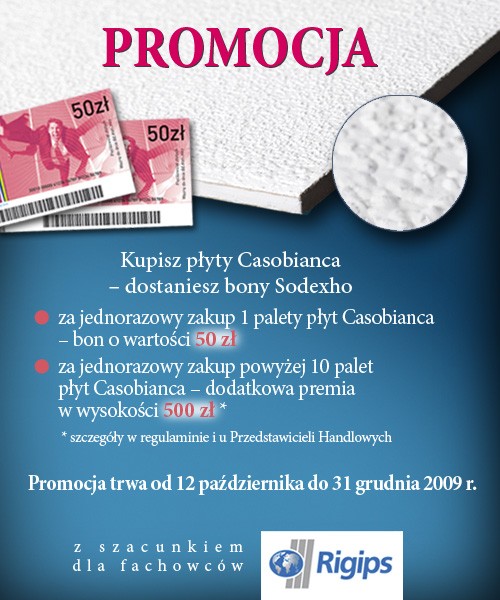 Promocja u Rigipsa