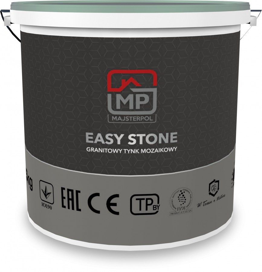 Granitowy Mozaikowy Tynk Easy Stone. Fot. Majster-Pol