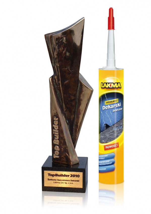 Lakma - Żywiczny Uszczelniacz Dekarski - statuetka Top Builder 2010 