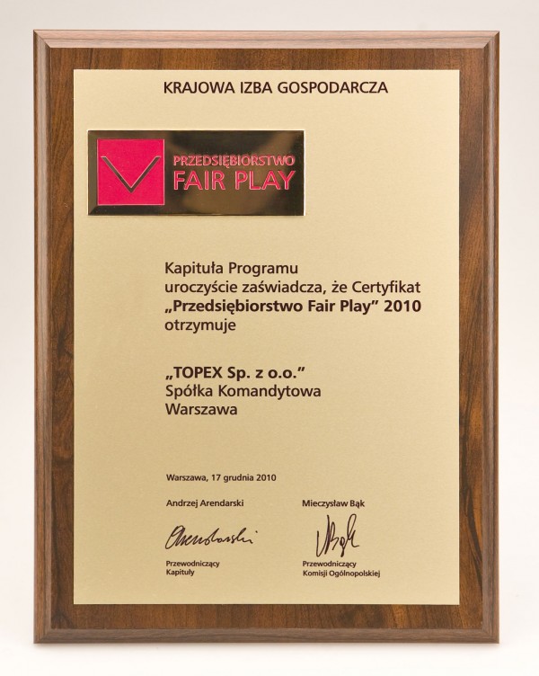 TOPEX gra Fair Play po raz czwarty!