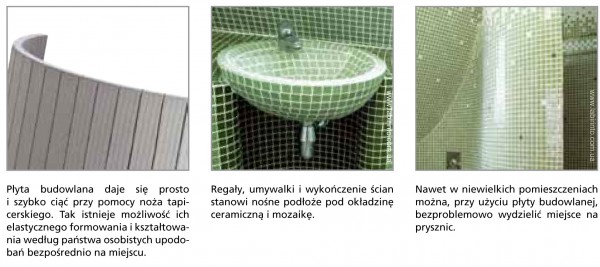 Płyta budowlana BOTACT aranżacja wnętrz - wskazówki techniczne