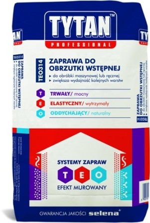 Zaprawa do obrzutki wstępnej Tytan TEO 314 Fot. Selena SA