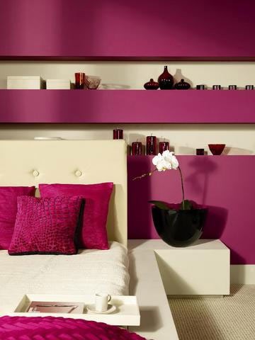 Sypialnia w stylu glamour. Inspiracje Dekoral Fashion