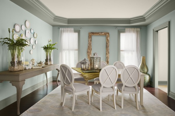 Zjawiskowy błękit Wythe Blue Kolorem Roku 2012 firmy Benjamin Moore