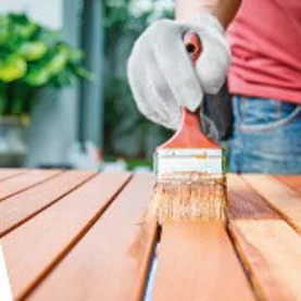 Jedynka z testerami koloru Impregnatu do Drewna z Woskiem