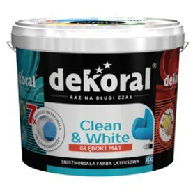 Emulsja lateksowa Dekoral Clean&White