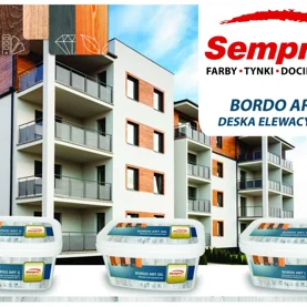 Deska elewacyjna Bordo Art do dekoracji elewacji budynku od Sempre