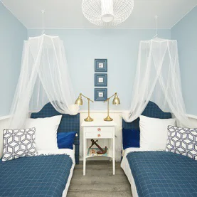 Sypialnia w stylu marynistycznym