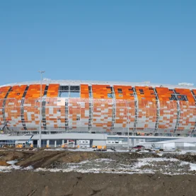Systemy zamocowań fischer na stadionach w Rosji