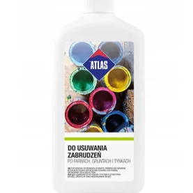 Atlas do usuwania zabrudzeń po farbach, gruntach i tynkach