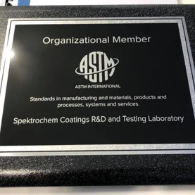Spektrochem – laboratorium badawcze farb i lakierów Z Polski zostało członkiem organizacyjnym ASTM International (USA)