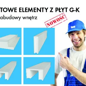 Gotowe elementy z płyt g-k - nowość w ofercie Knauf! 