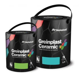 Nowe odcienie szarości i beżu w kolekcji farb do wnętrz Greinplast Ceramic 