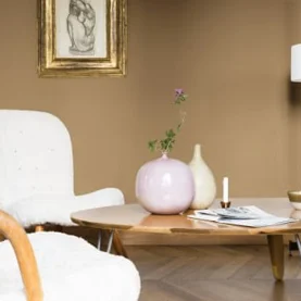 Domowa galeria w pięknej oprawie kolorystycznej