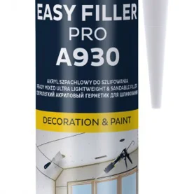 Nowość! EASY FILLER PRO A930 od Bostik - idealne połączenie uszczelniacza akrylowego z masą szpachlową