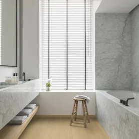 Łazienka staje się domowym SPA dzięki podłogom laminowanym Quick-Step