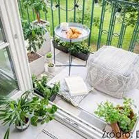 Metal, który zdobi balkon