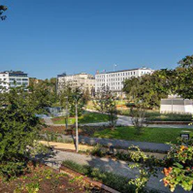 Park Centralny w Gdyni z posadzkami żywicznymi Deckshield na podziemnym parkingu 
