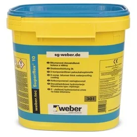 Masa polimerowo-bitumiczna weber.tec Superflex 10 – sposób na skuteczną i trwałą hydroizolację fundamentów