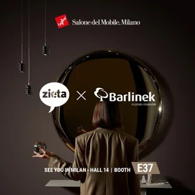 Deska barlinecka na stoisku Zieta Studio podczas Salone del Mobile.Milano 2024