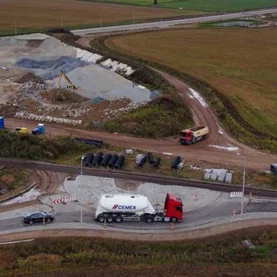 Cement o obniżonej emisji CO₂ od Cemex Polska na budowie trasy S6