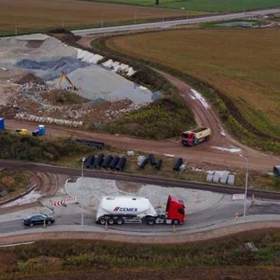 Cement o obniżonej emisji CO₂ od Cemex Polska na budowie trasy S6