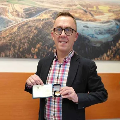 Dyrektor Cementowni Rudniki odznaczony przez Sejmik Województwa