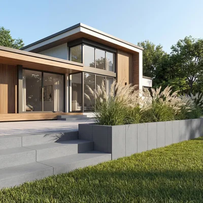 Mała architektura w strefie wejściowej. Co warto uwzględnić w projekcie?