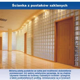 Ścianki z pustaków szklanych 