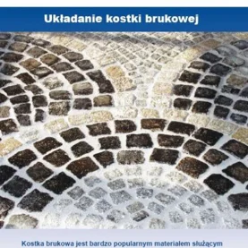 Układanie kostki brukowej 