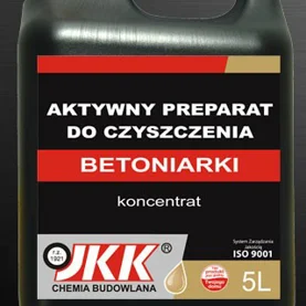Aktywny preparat do czyszczenia betoniarki