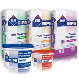 ATLAS wprowadził na rynek nową linię produktów gipsowych ATLAS GIPS