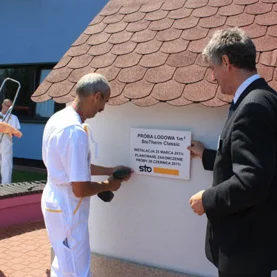 Sto - zakończenie próby lodowej