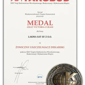 Żywiczny Uszczelniacz Dekarski - nagroda w Katowicach