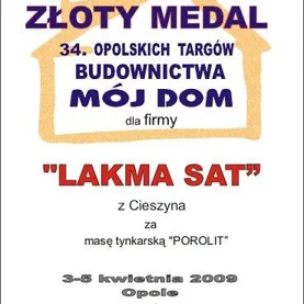 POROLIT - nagroda dla Lakmy