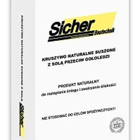 Kruszywo naturalne suszone z solą przeciw gołoledzi