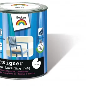 DESIGNER AQUA LACKFÄRG [40] - wodorozcieńczalna emalia do renowacji powierzchni drewnianych i metalowych