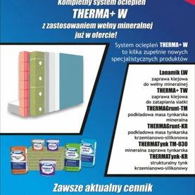 Nowy cennik detaliczny Arsanit - już z systemem na wełnie mineralnej