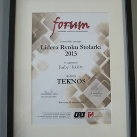 Teknos Liderem Rynku Stolarki 2013