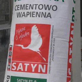 Obrzutka cementowo-wapienna SATYN PT-9 