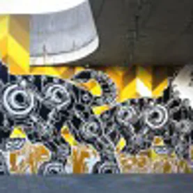 Murale wykonane farbami Sikkens na PGE Arena