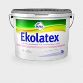 Lateksowa farba do malowania ścian i sufitów EKOLATEX