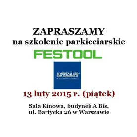 Szkolenie parkieciarskie FESTOOL
