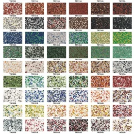 Nowa paleta kompozycji kolorystycznych tynku mozaikowego MOZATYNK-S 050