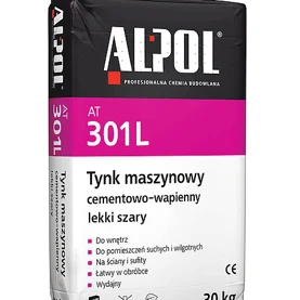 AT 301 L - tynk maszynowy cementowo-wapienny lekki szary firmy ALPOL