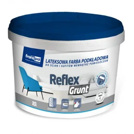 Lateksowa farba podkładowa Reflex Grunt marki Franspol