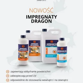 Impregnaty do kamienia i do wyrobów gipsowych od Dragon